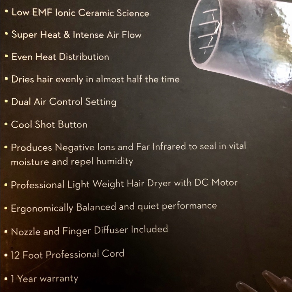 GEM *5 STARS* Exclusive Force Ion Hair Dryer - Picture 6 of 8